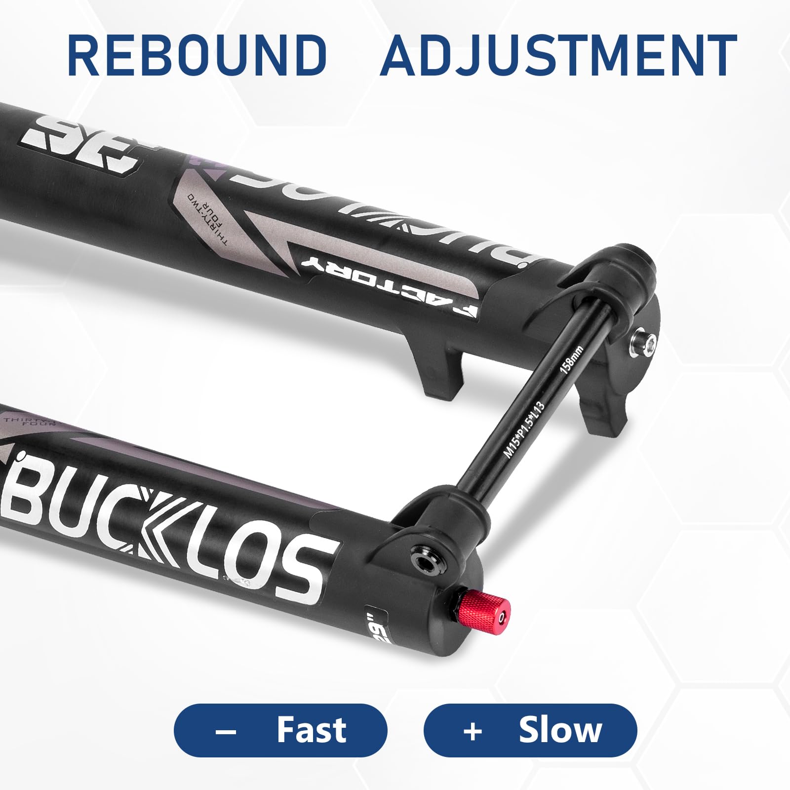 Amazon | BUCKLOS 27.5/29インチ 110 * 15mm Boost Downhill